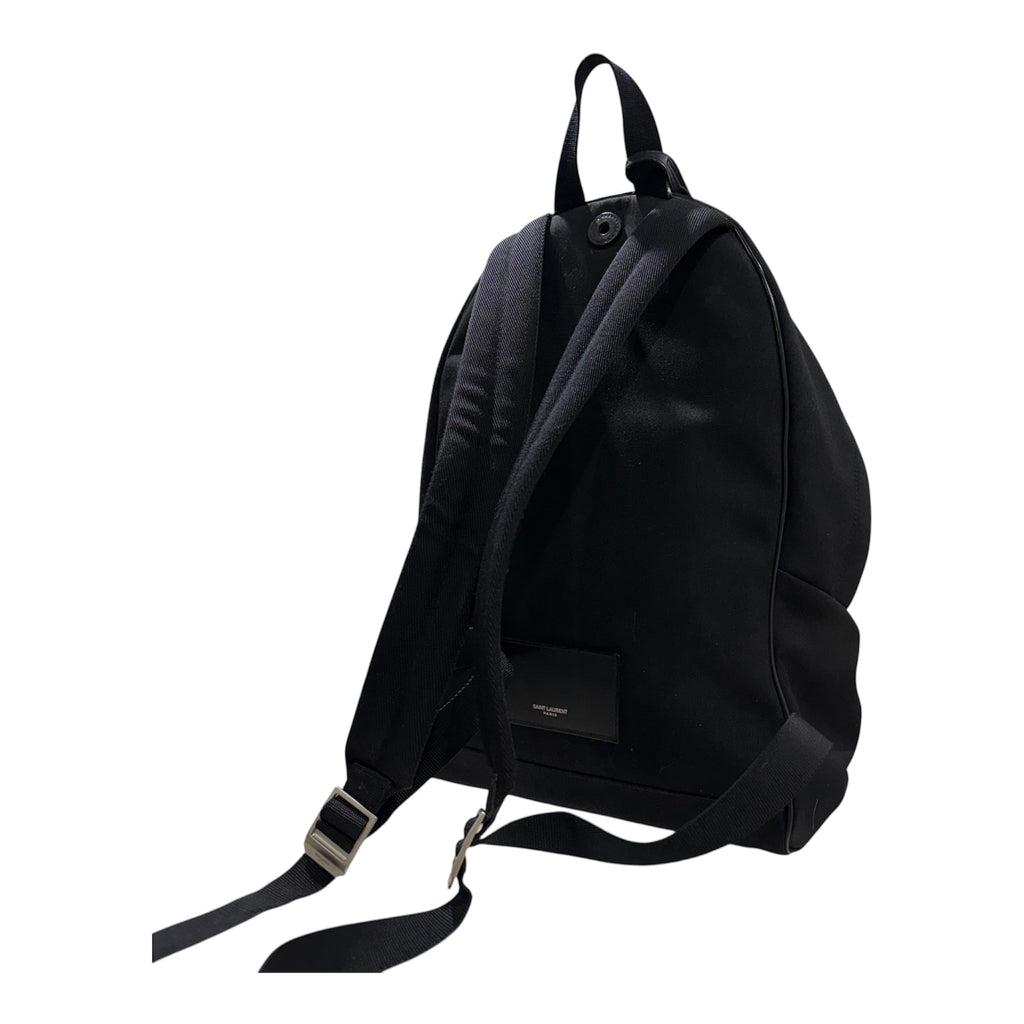 SAINT LAURENT PARIS BLACK BACKPACK