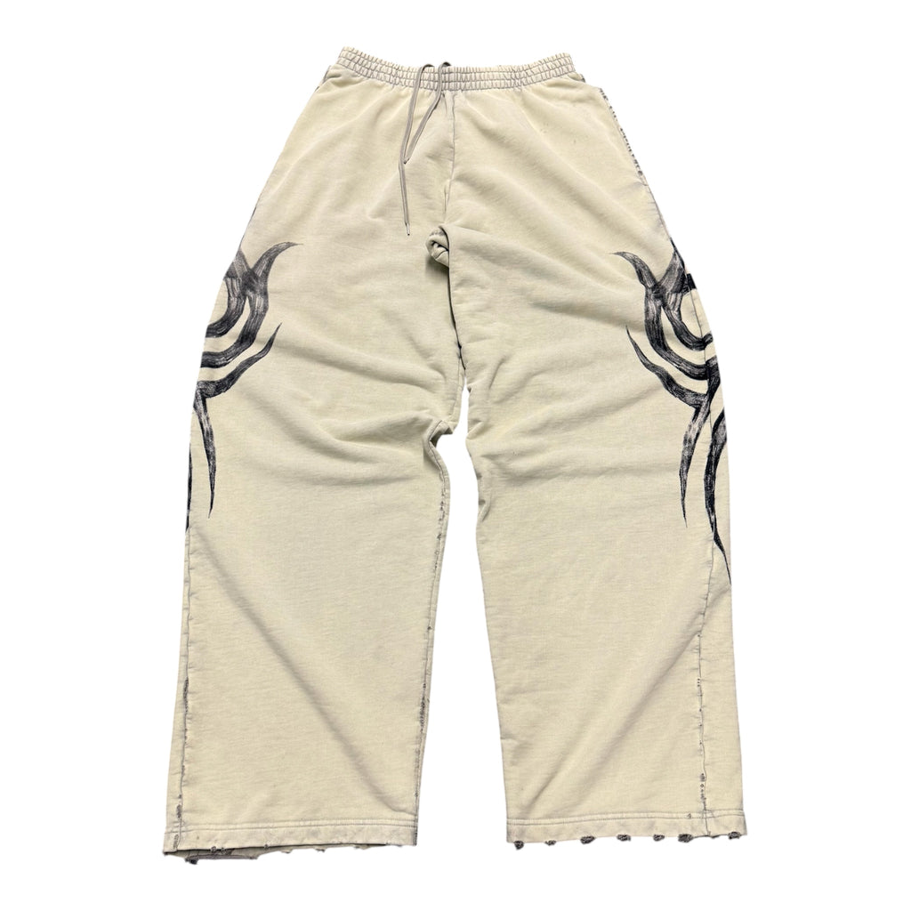 BALENCIAGA FALL/WINTER 2024 TRIBAL SWEATPANTS.