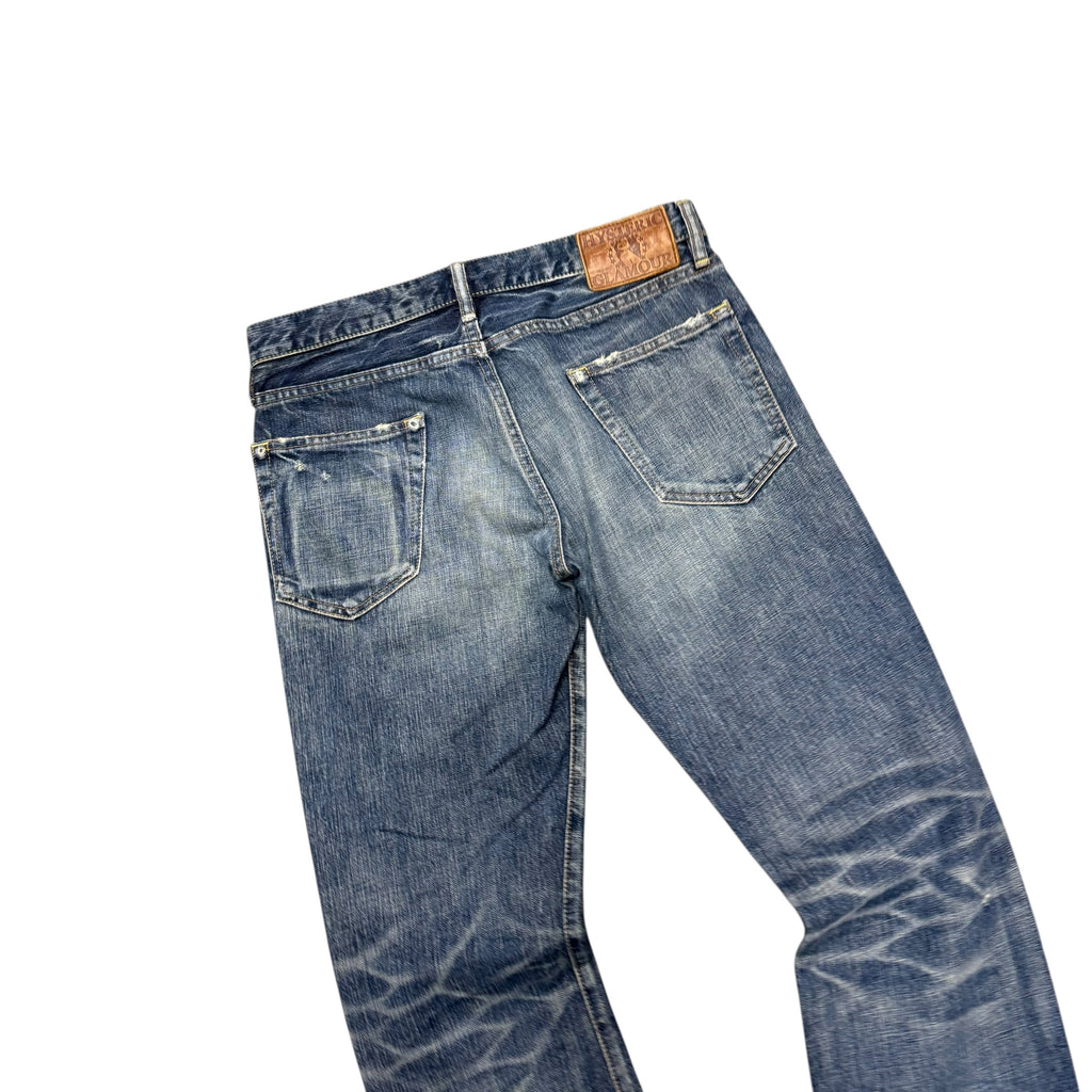 HYSTERIC GLAMOUR STUDDED DENIMS.