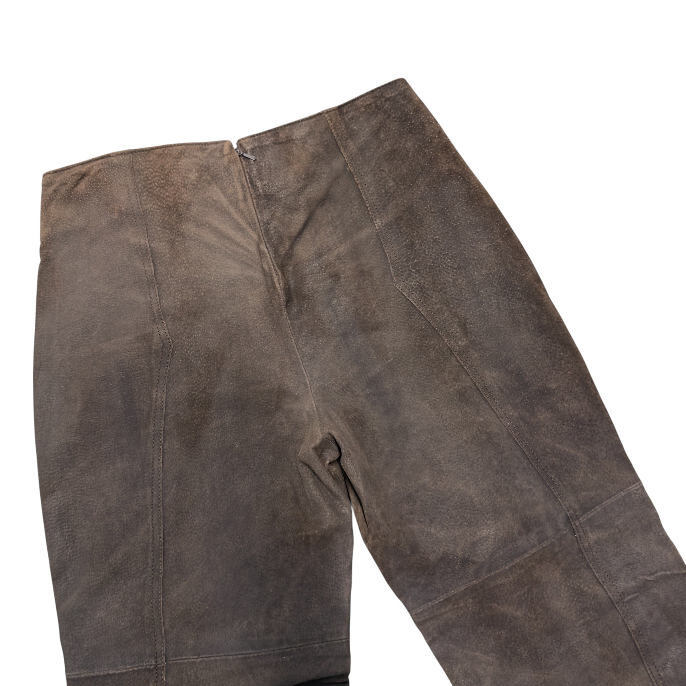 MARCELLE RENÈE LEATHER LACEUP PANTS.