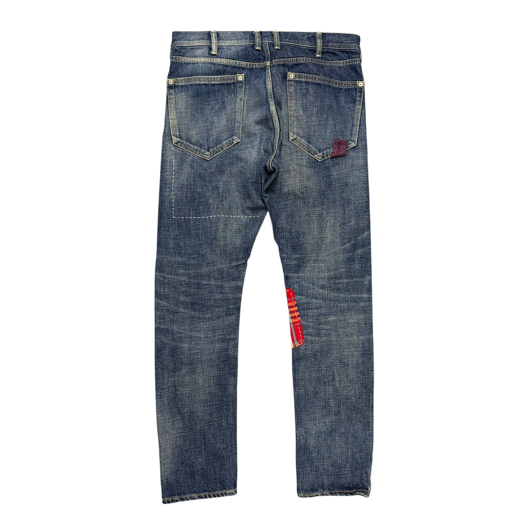 VIVIENNE WESTWOOD FLANNEL PATCH DENIM.
