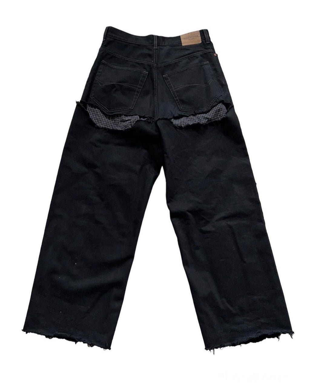 BALENCIAGA AFTERWORLD ‘21 BOXER DESTROYER DENIM.