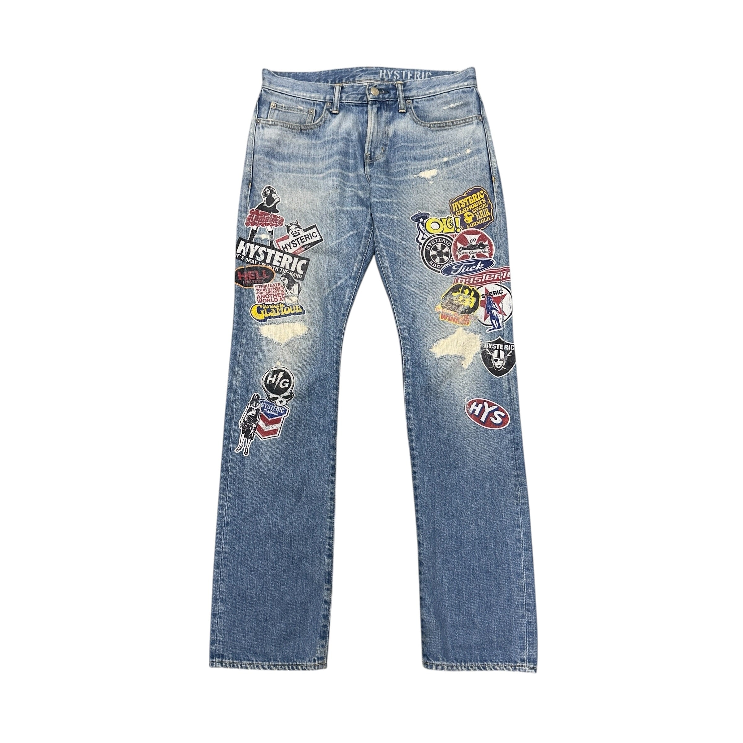 HYSTERIC GLAMOUR PATCHWORK DENIM.