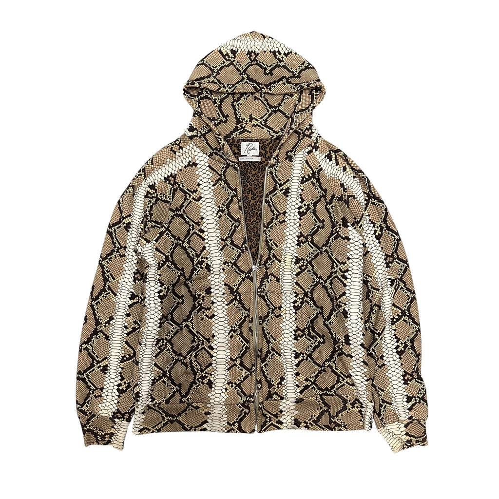 NUMBER (N)INE X NEEDLES SNAKE SKIN ZIPUP HOODIE.