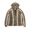 NUMBER (N)INE X NEEDLES SNAKE SKIN ZIPUP HOODIE.