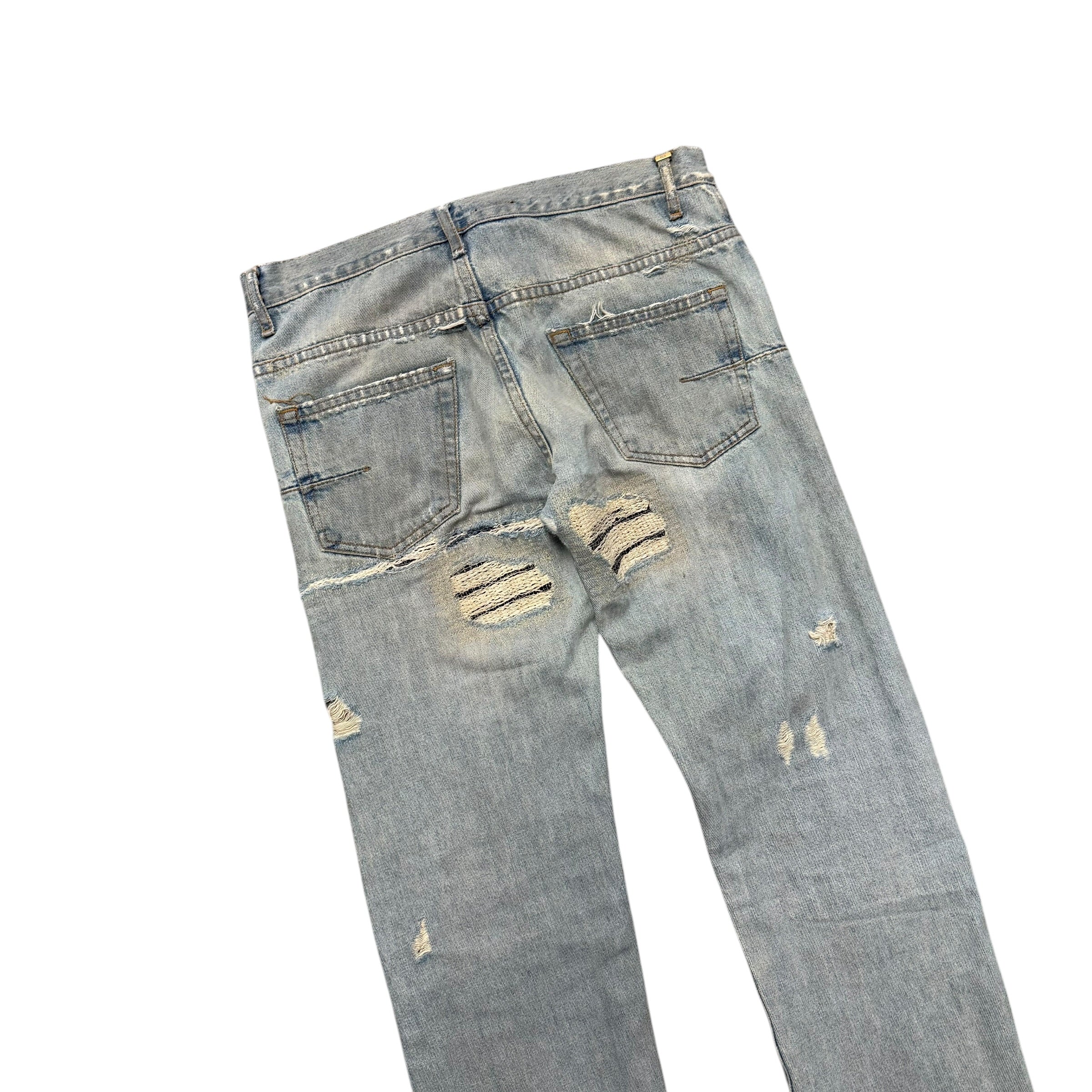 DIOR HOMME SS06 CRASH DENIM.