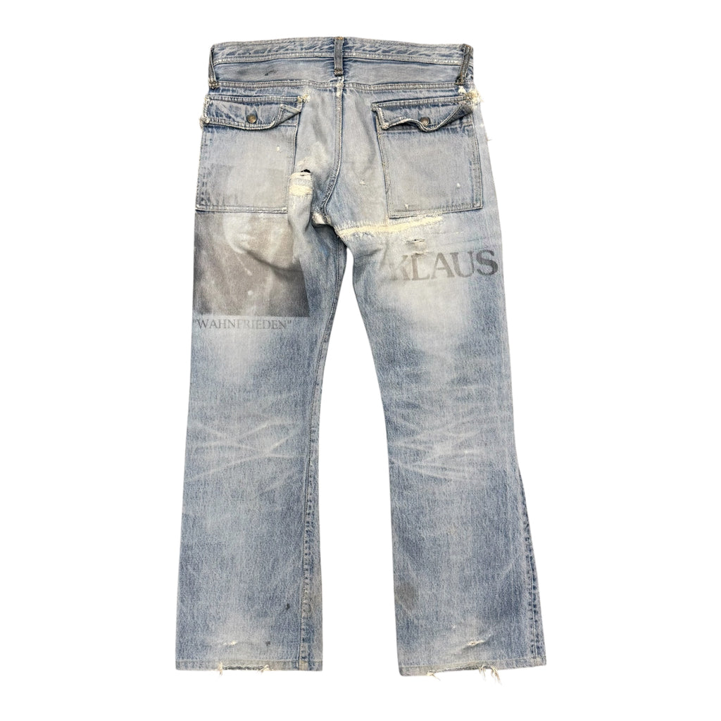 UNDERCOVER SS06 KLAUS DISTRESSED DENIM.