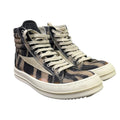RICK OWENS DRKSHDW VINTAGE SNEAKER BLEACHED HIGH TOPS.
