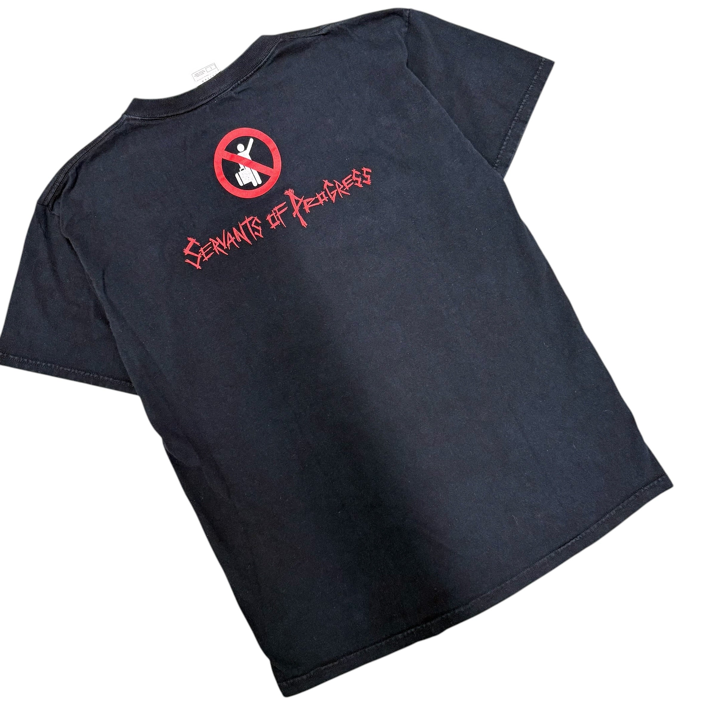 VINTAGE 2000'S MISERY INDEX SHIRT.