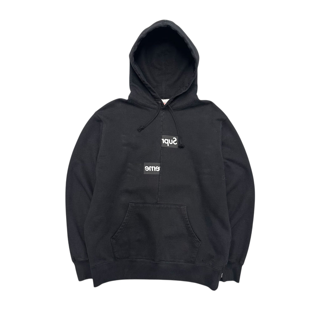 SUPREME X COMME DES CARÇONS SPLIT HOODIE.