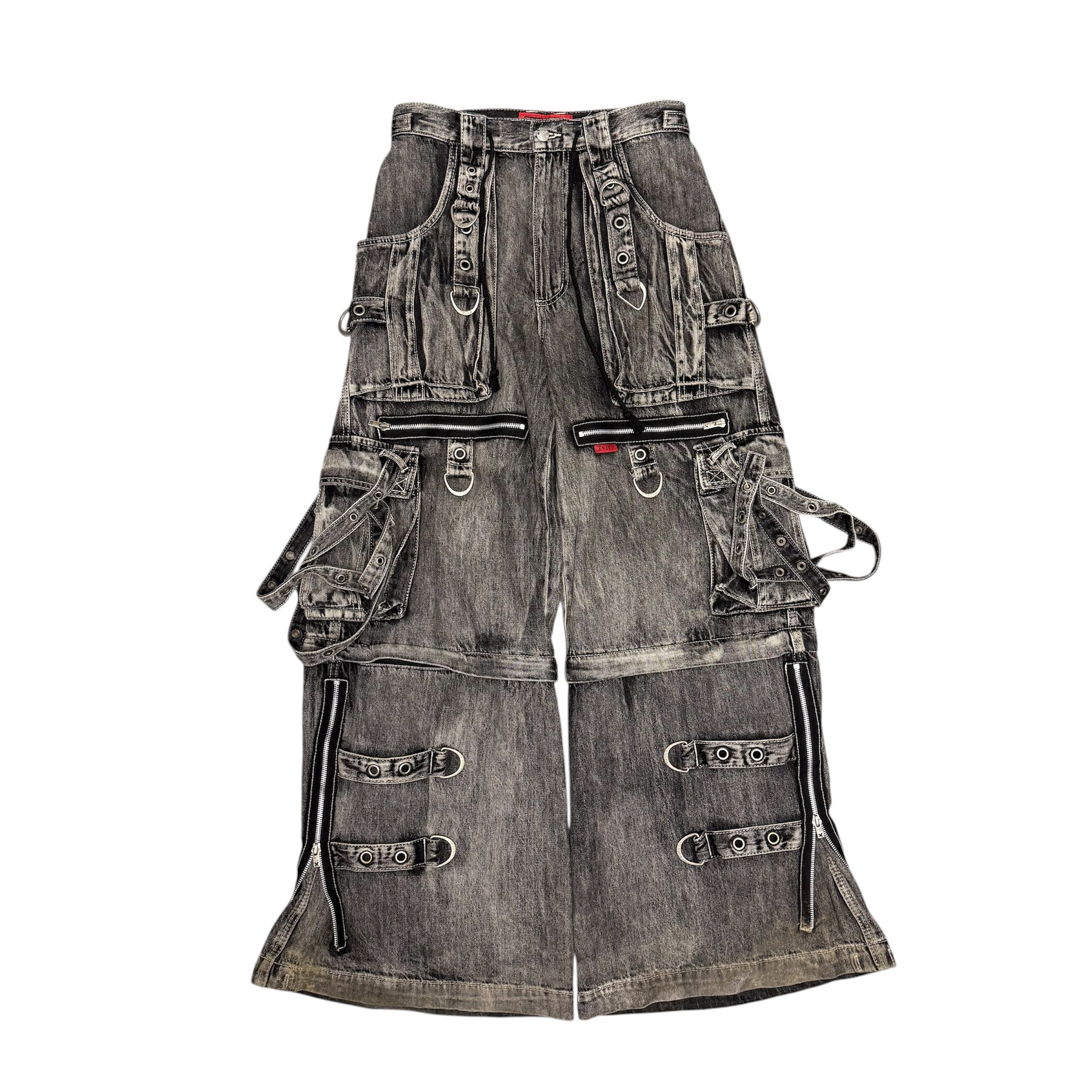 TRIPP NYC ACID WASH RAVER JEANS.