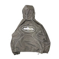 NIKE X CORTEIZ GRAY WINDBREAKER JACKET.