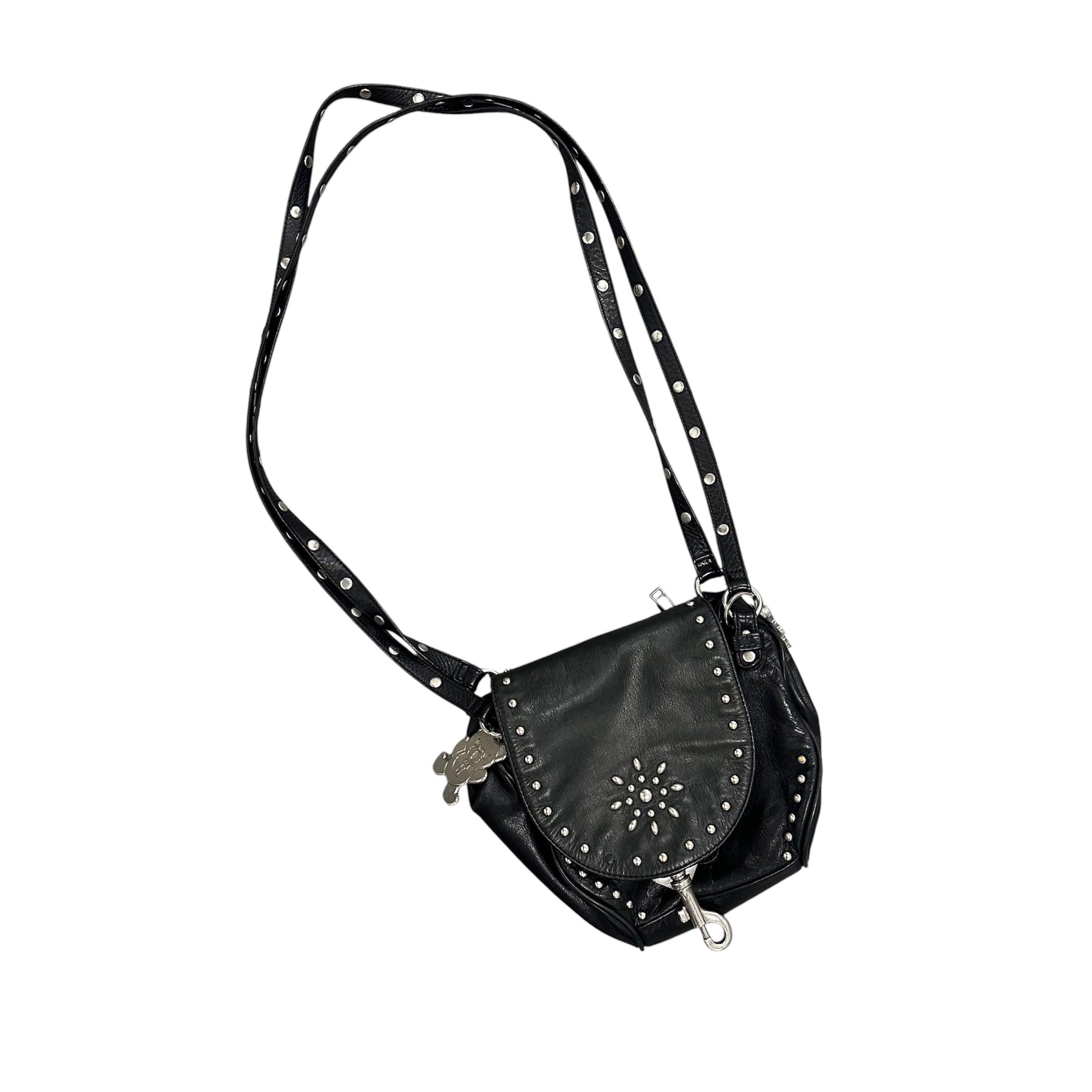 HYSTERIC LEATHER STUDDED BAG.