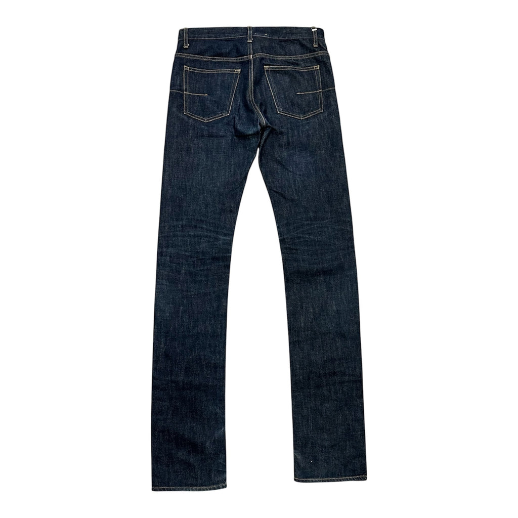 DIOR HOMME UNALTERED MIJ RAW DENIM PANTS.