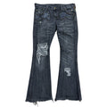 TORNADO MART BLACK STUDDED JEANS.