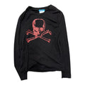 KATHARINE HAMNETT LONGSLEEVE SKULL LOGO SHIRT.