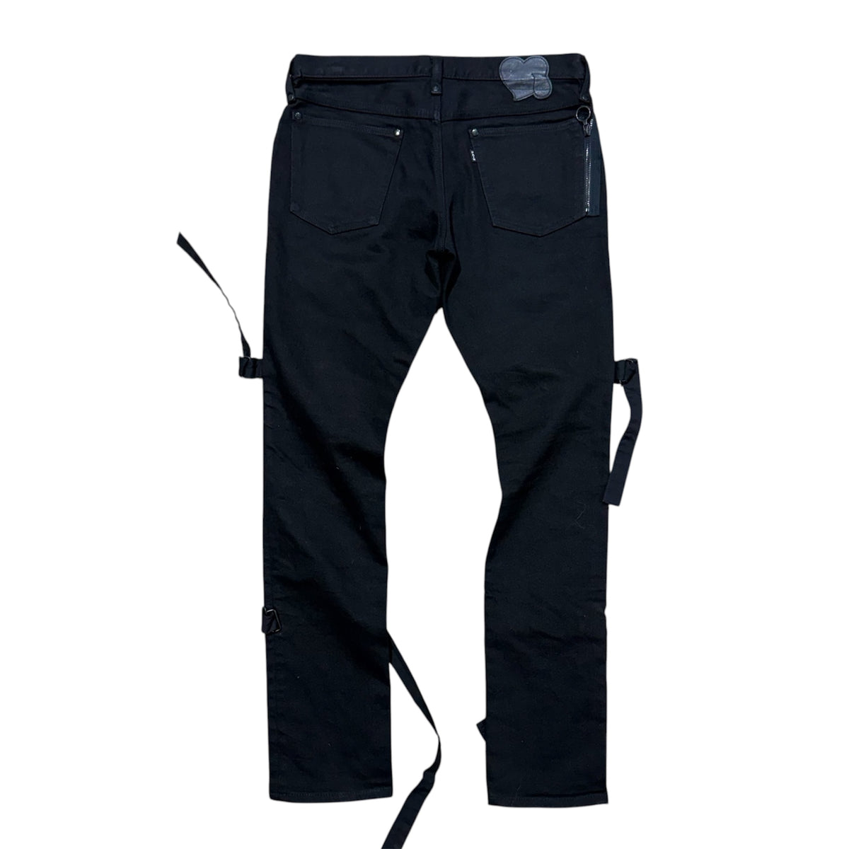 NUMBER (N)INE BLACK BONDAGE DENIMS.
