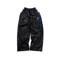 BALENCIAGA 3B ICON LEATHER TRACKSUIT PANTS.