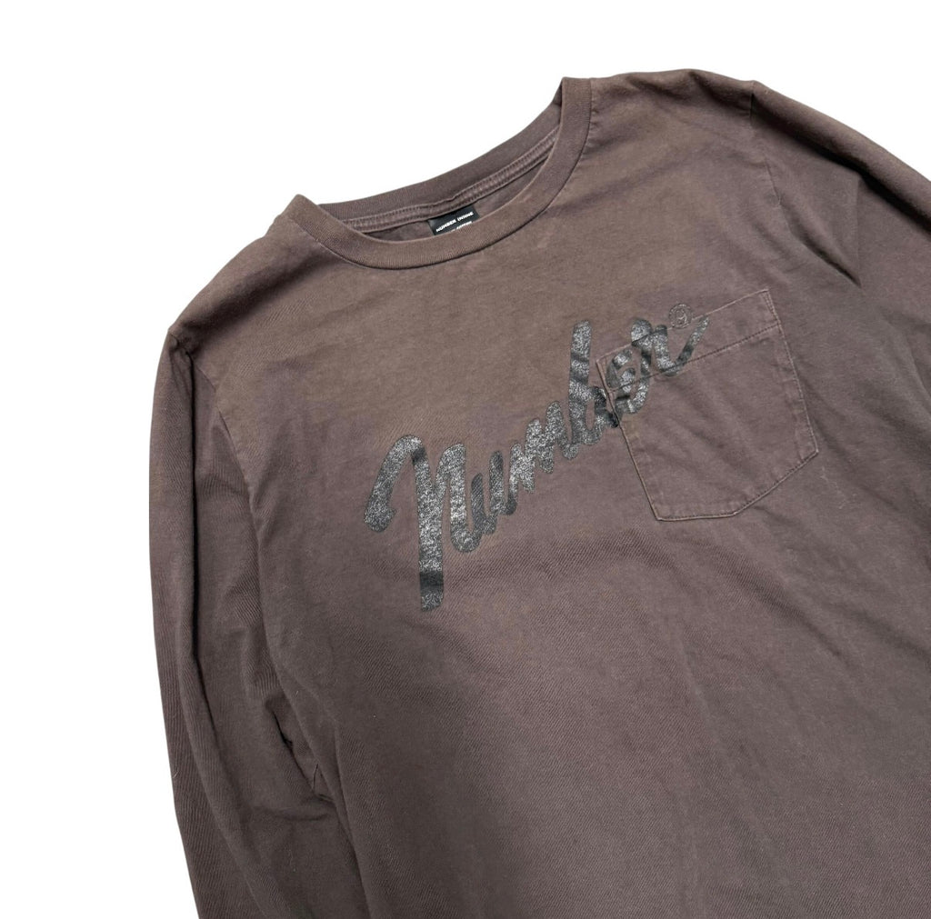 NUMBER (N)INE FENDER SPIN OFF LONGSLEEVE SHIRT.