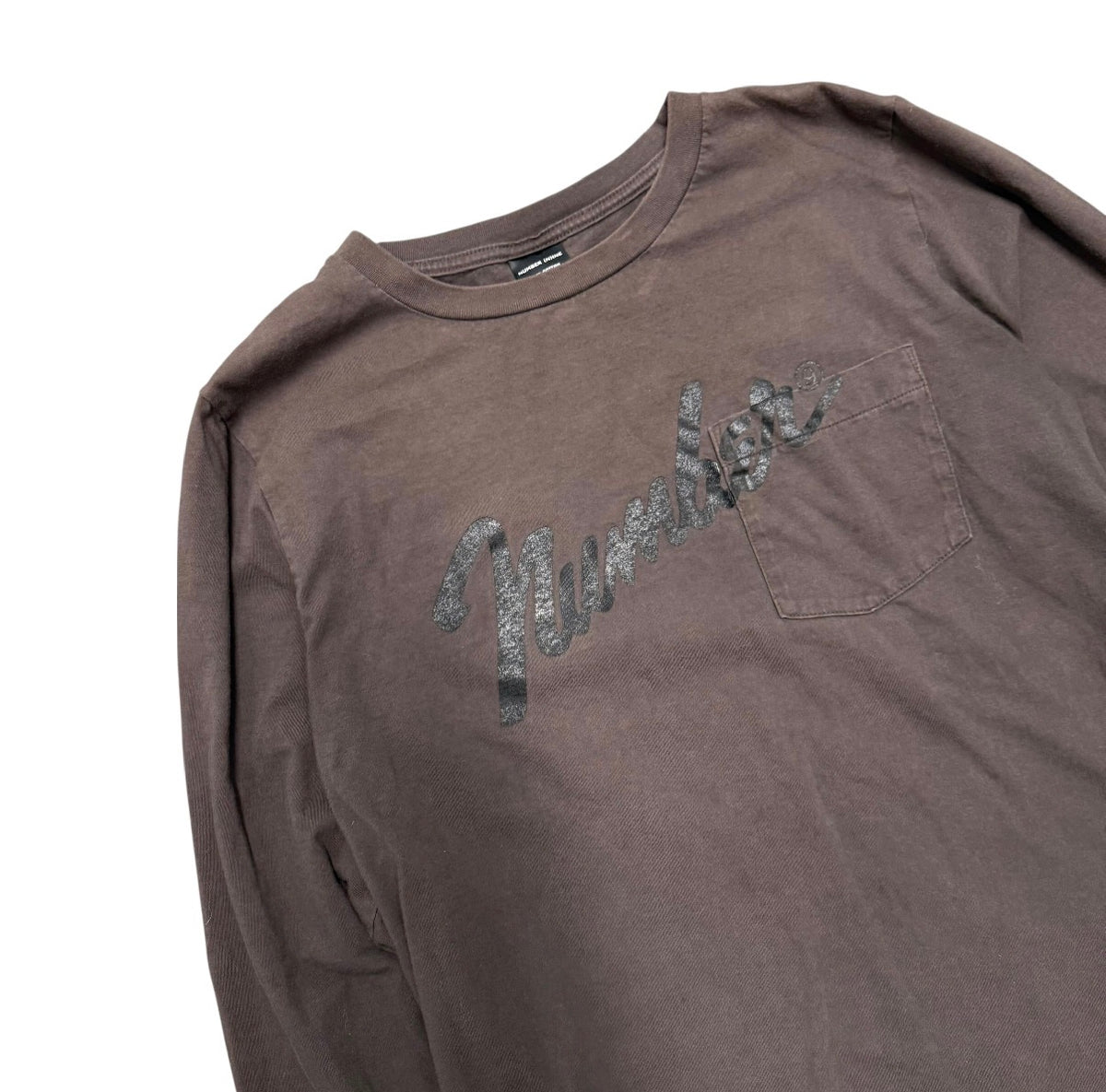 NUMBER (N)INE FENDER SPIN OFF LONGSLEEVE SHIRT.
