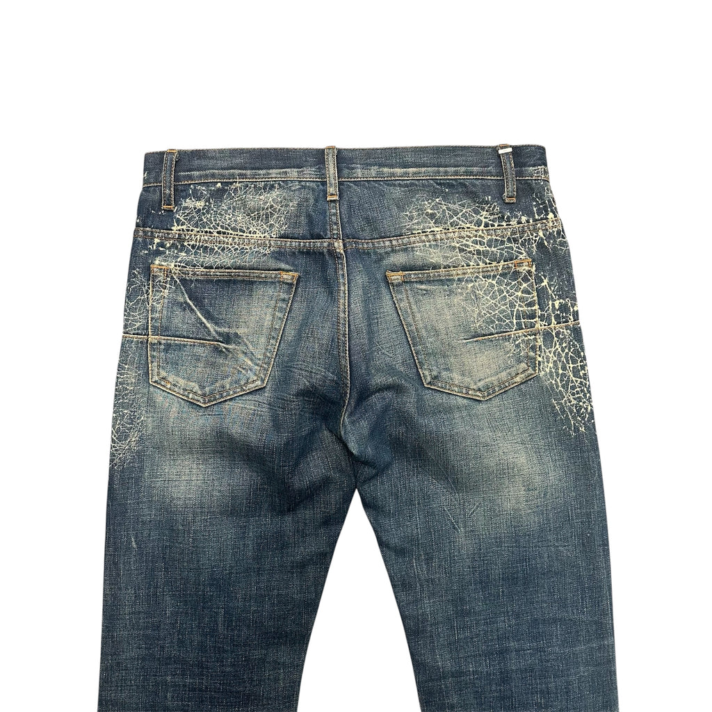 DIOR HEDI ‘07 SPIDER DENIM