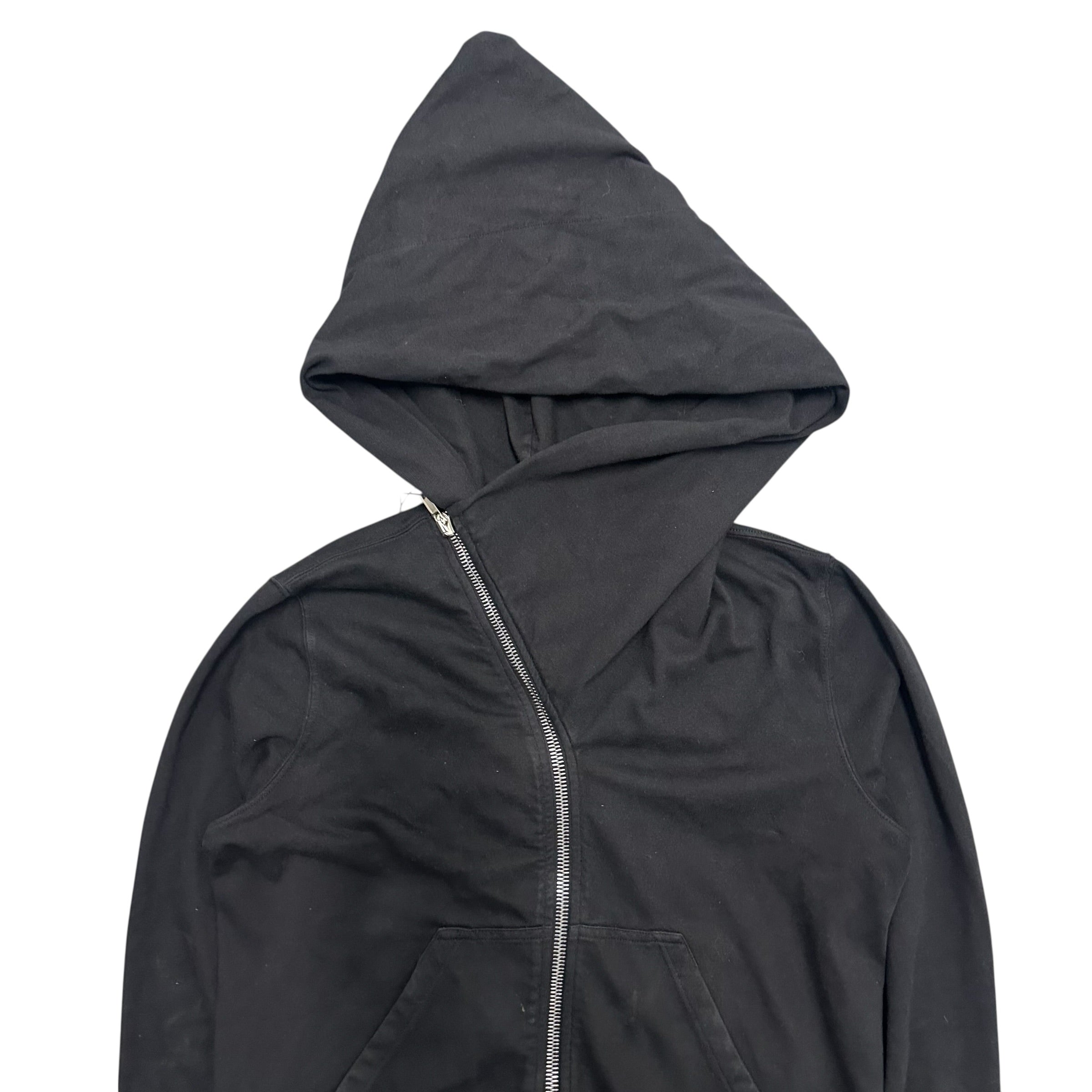 RICK OWENS MOUNTAIN ZIP HOODIE.