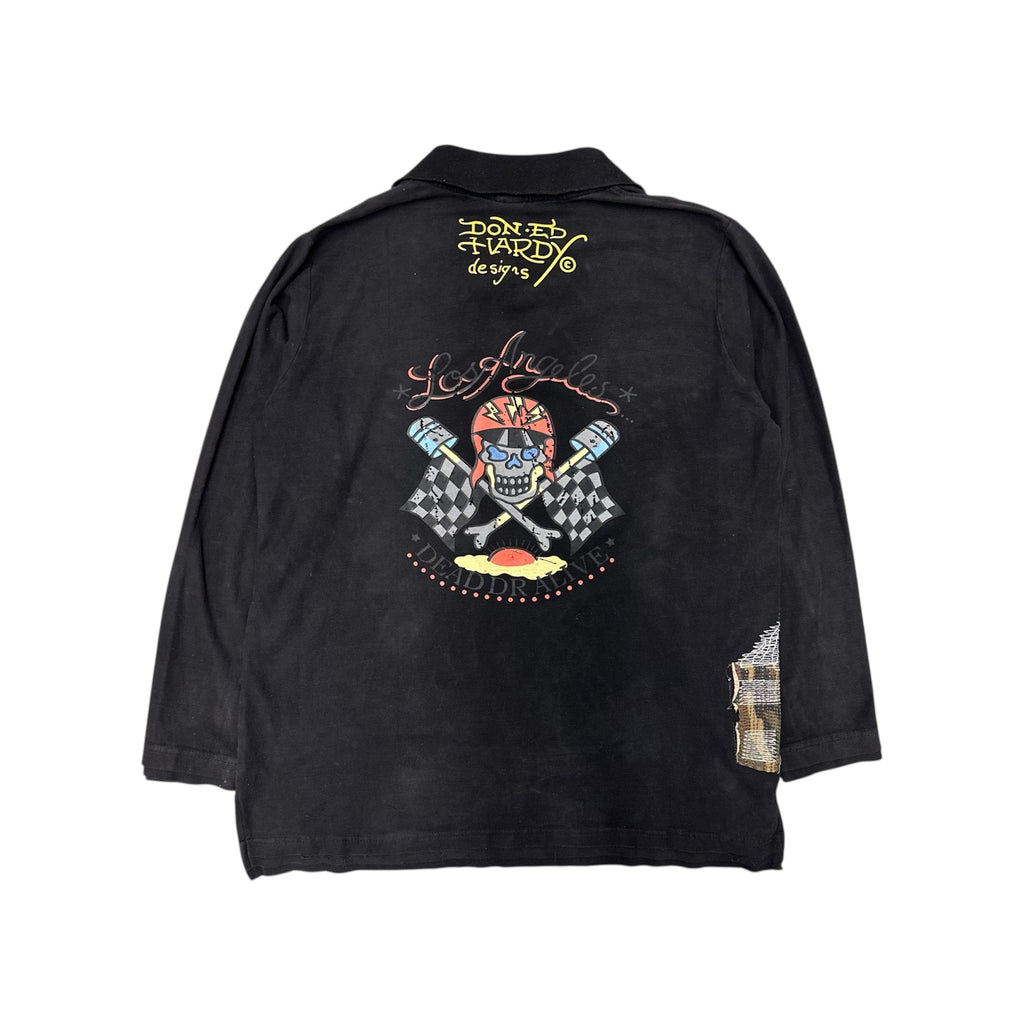 VINTAGE ED HARDY LONGSLEEVE SHIRT.
