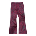 5351 HOMME RED SNAKE PRINT PANTS.