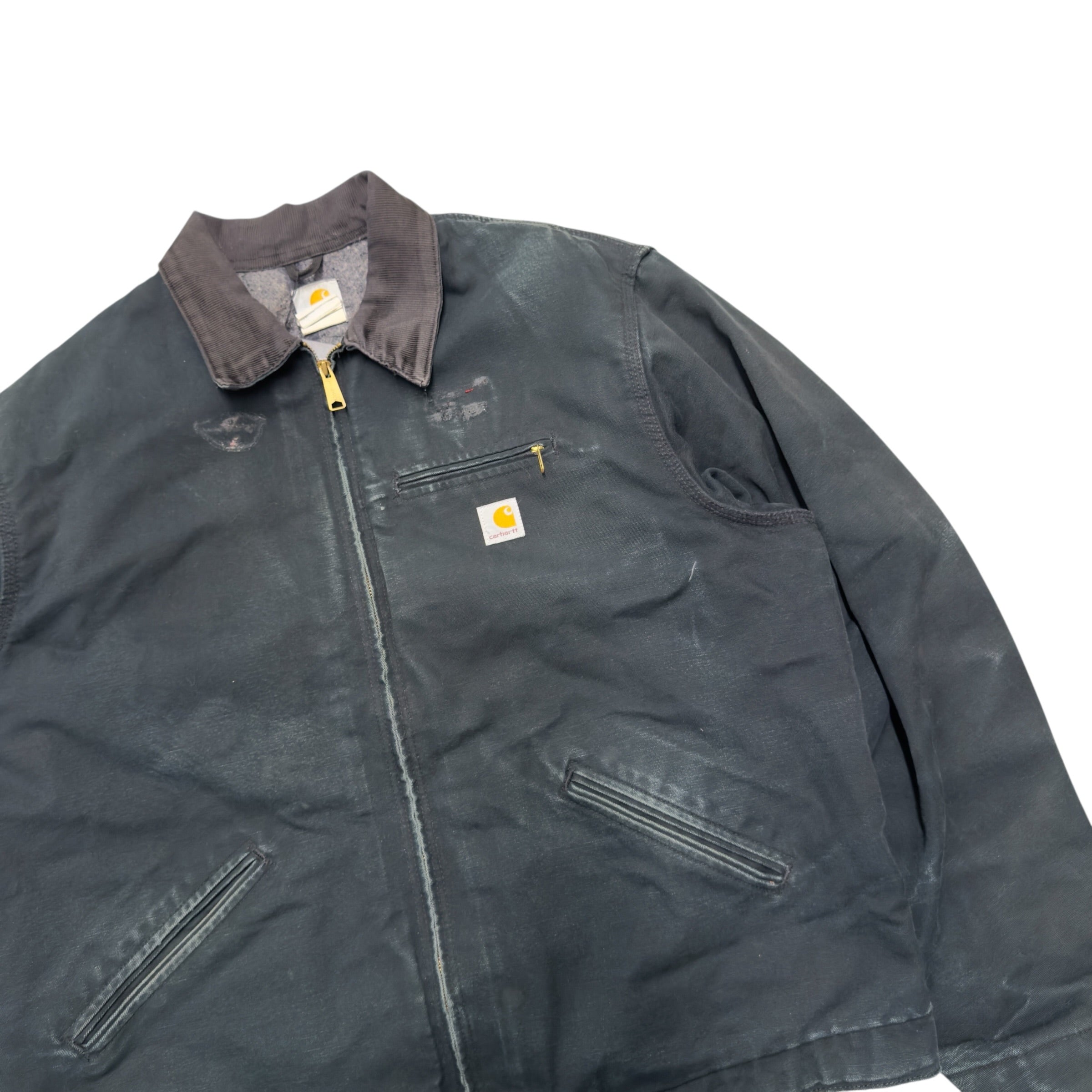 CARHARTT FADED GRAY DETROIT JACKET.