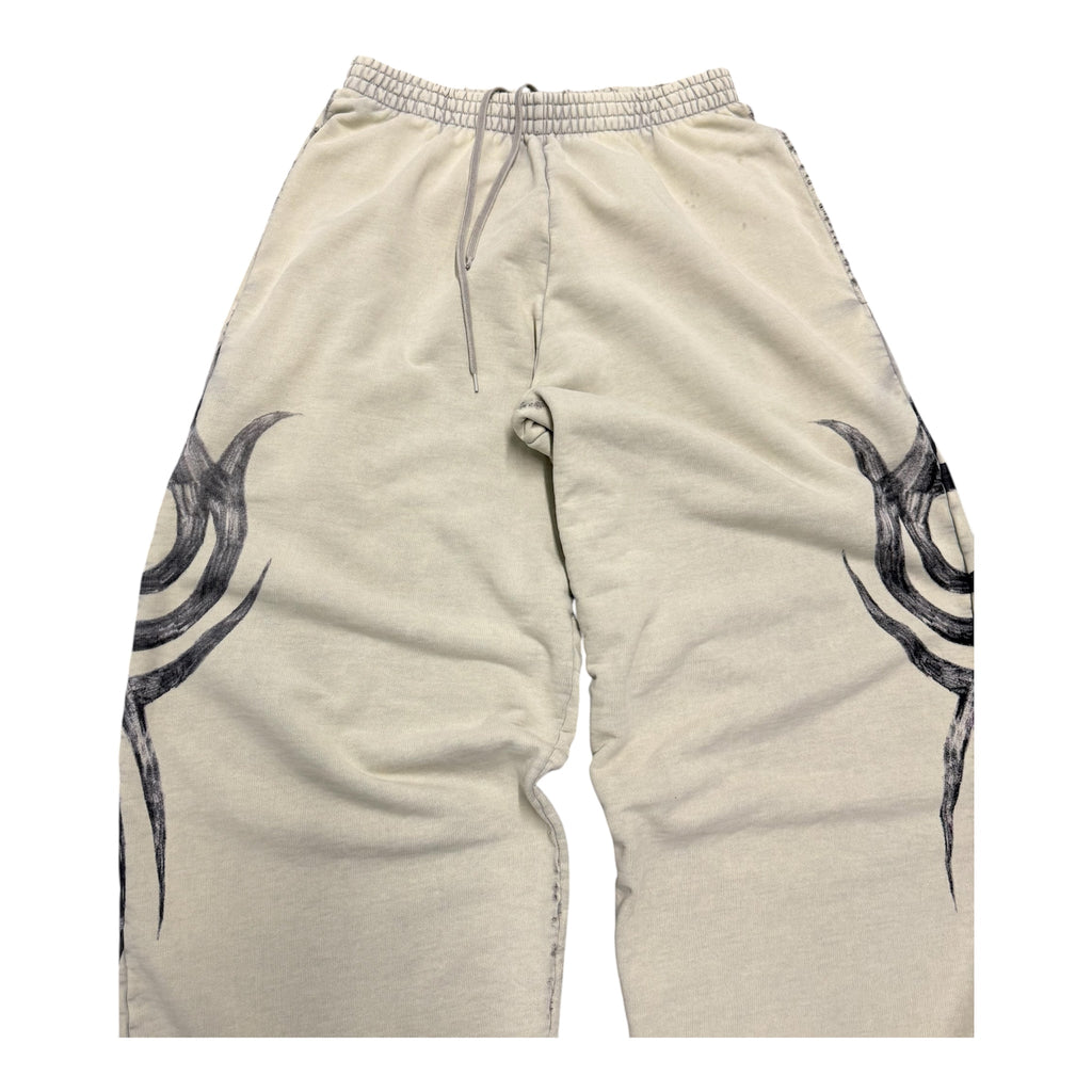 BALENCIAGA FALL/WINTER 2024 TRIBAL SWEATPANTS.