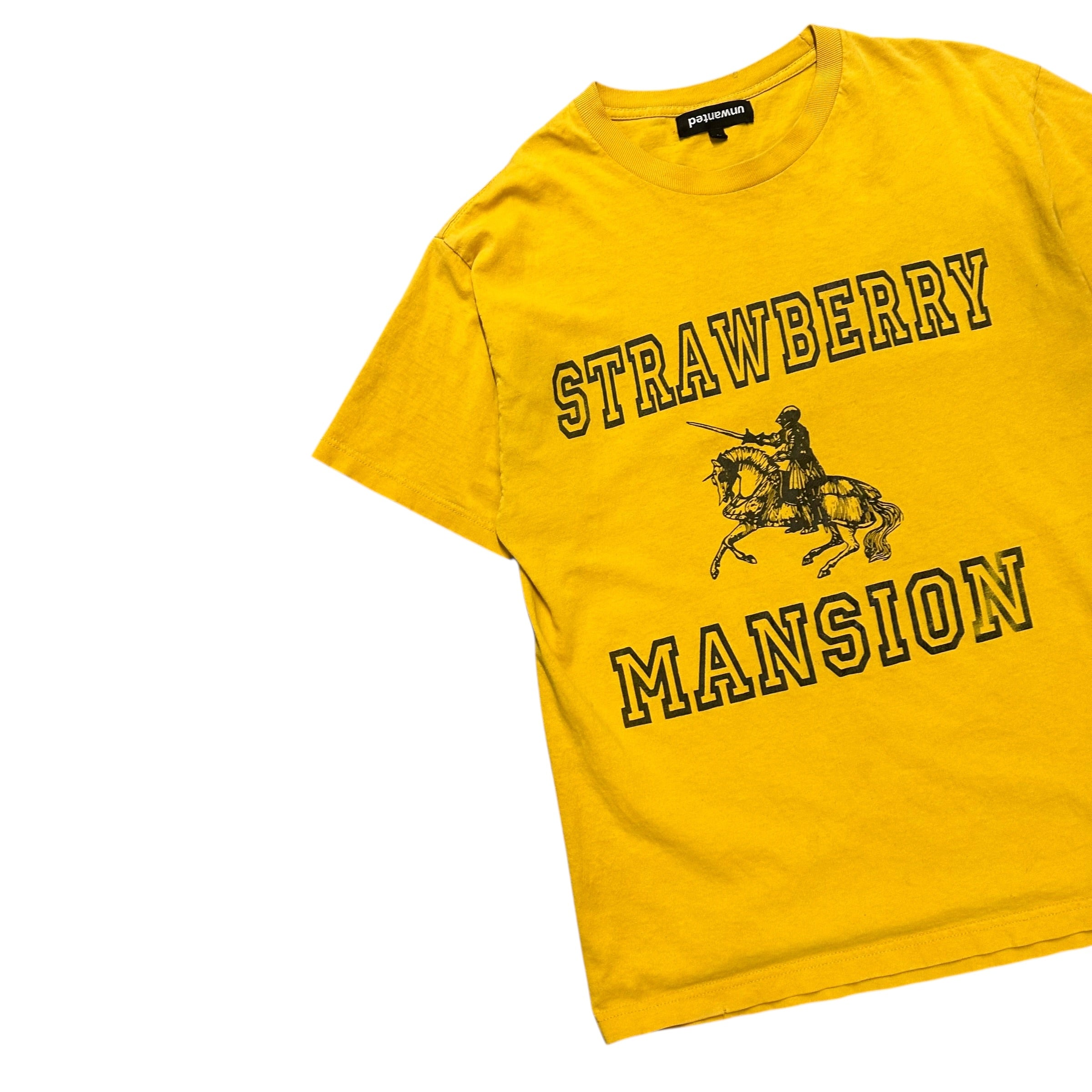 STRAWBERRY MANSION UNWANTED YELLOW SHIRT.