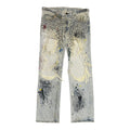 NUMBER (N)INE SPRING/SUMMER 06 "WELCOME TO THE SHADOW" STUDDED PAINTER DENIM.
