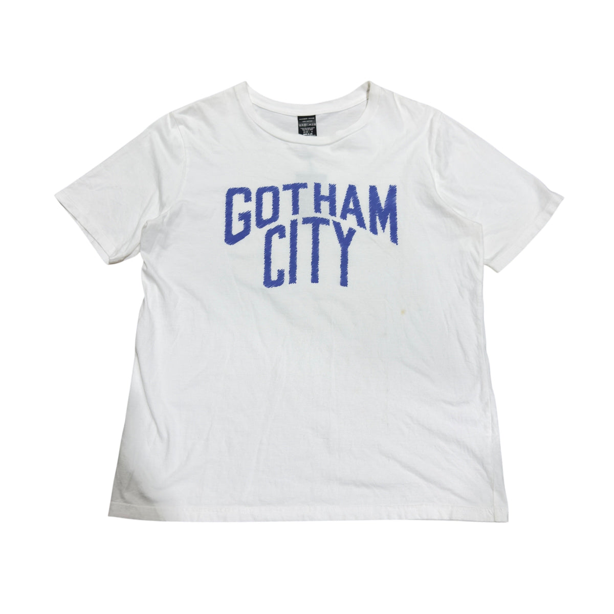 NUMBER (N)INE WHITE AND BLUE “GOTHAM CITY” TEE.