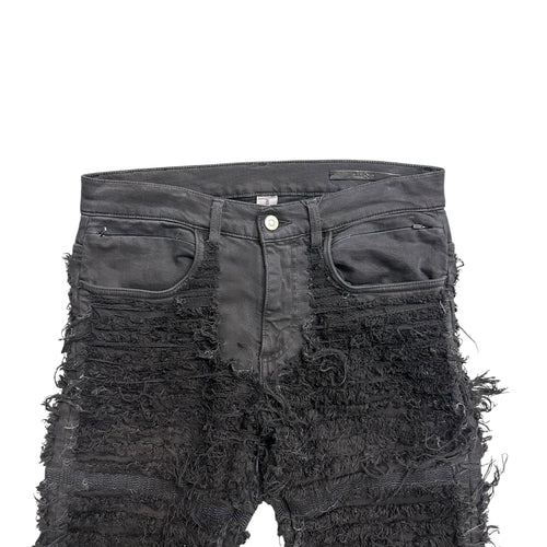 BLACK MEANS X 1017 ALYX DENIM PANTS.