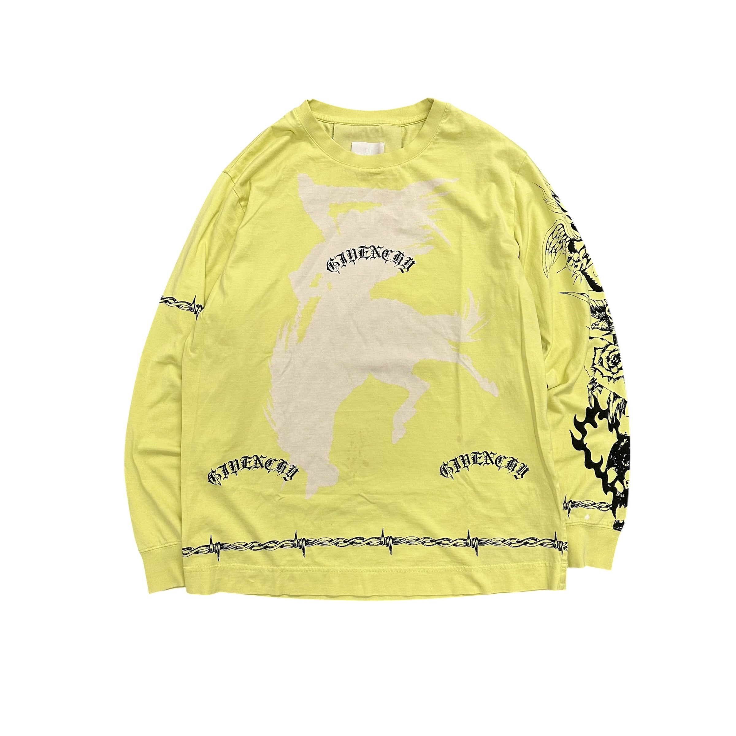 GIVENCHY GREEN TATTOO LONGSLEEVE