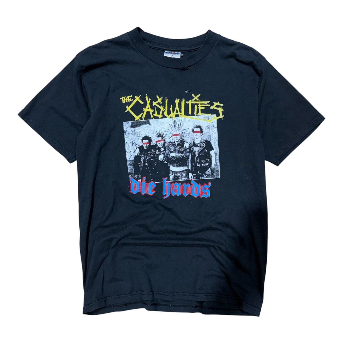THE CASUALTIES DIE HARDS BAND TEE.
