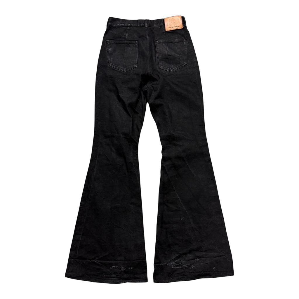 RICK OWENS BOLAN CUT DENIM.