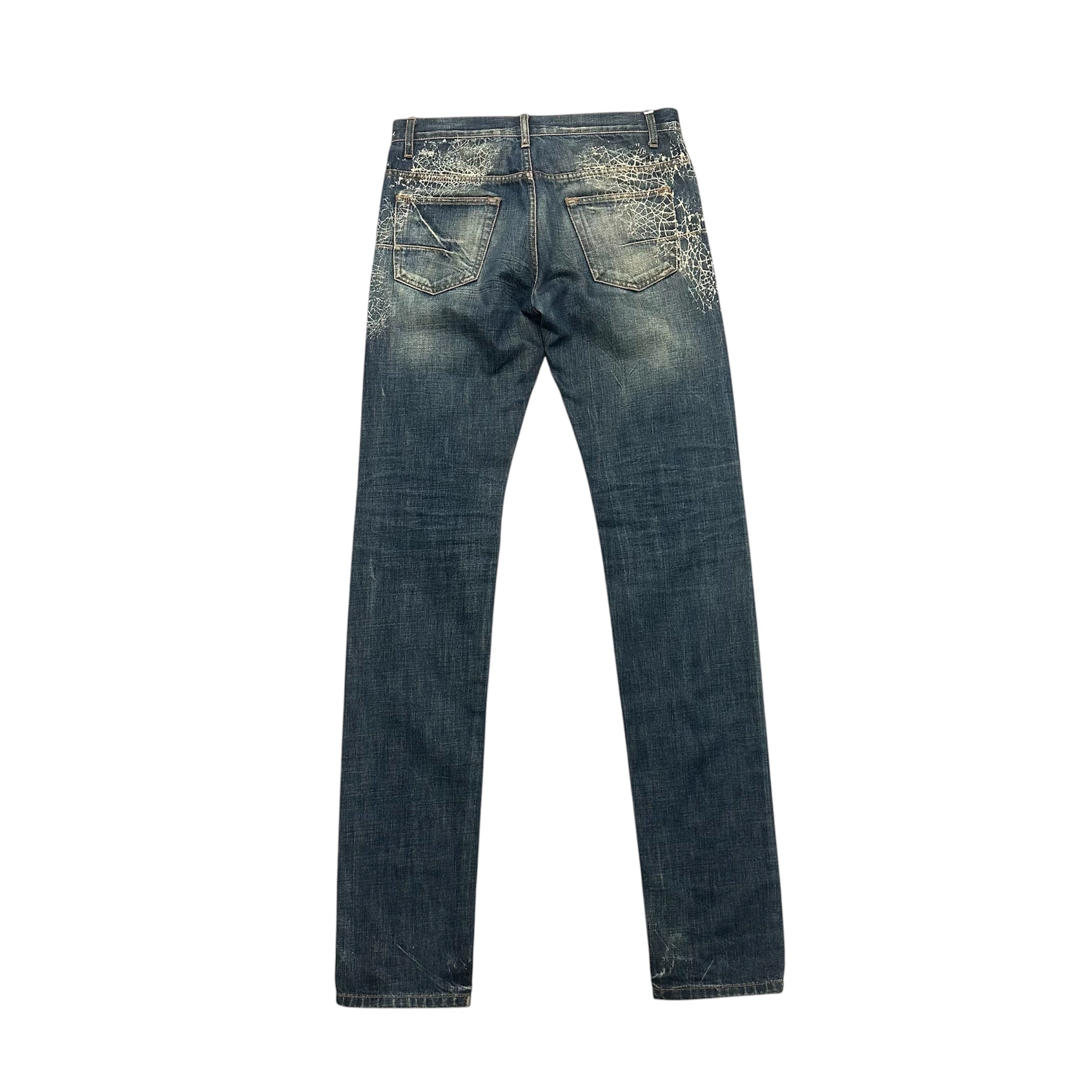 DIOR HEDI ‘07 SPIDER DENIM