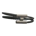 HERMES TOURNIS TRESSE BRACELET BLACK.