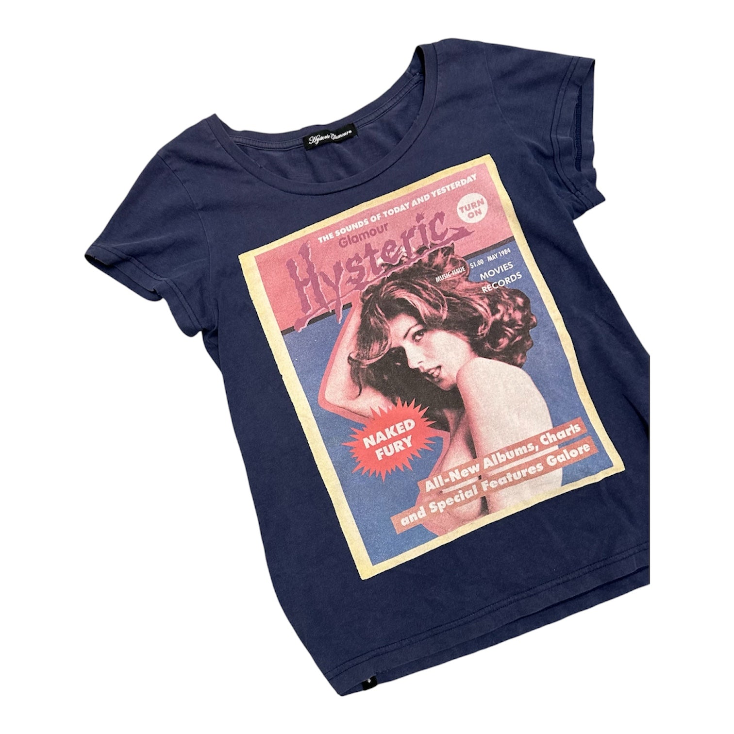 HYSTERIC GLAMOUR NAKED FURY BABY TEE.