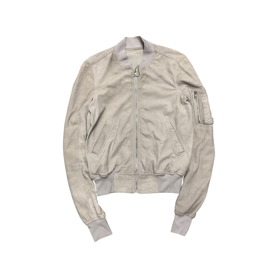 RICK OWENS SS19 “BABEL” BLISTERED LAMB SKIN JACKET.