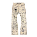 WHITE ARMY OF NO! DENIM PANTS.