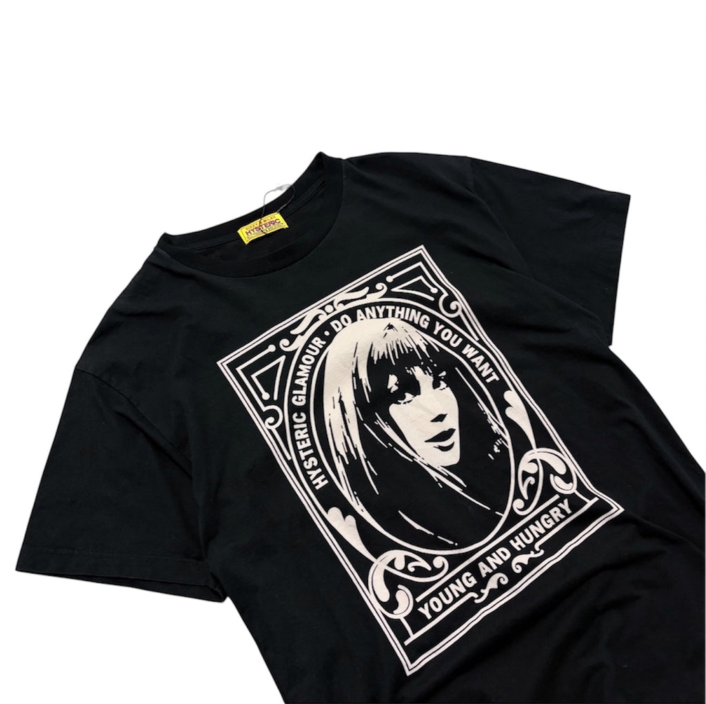 HYSTERIC GLAMOUR GIRL LOGO SHIRT.