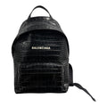 BALENCIAGA CROC-EMBOSSED EVERYDAY BACKPACK.