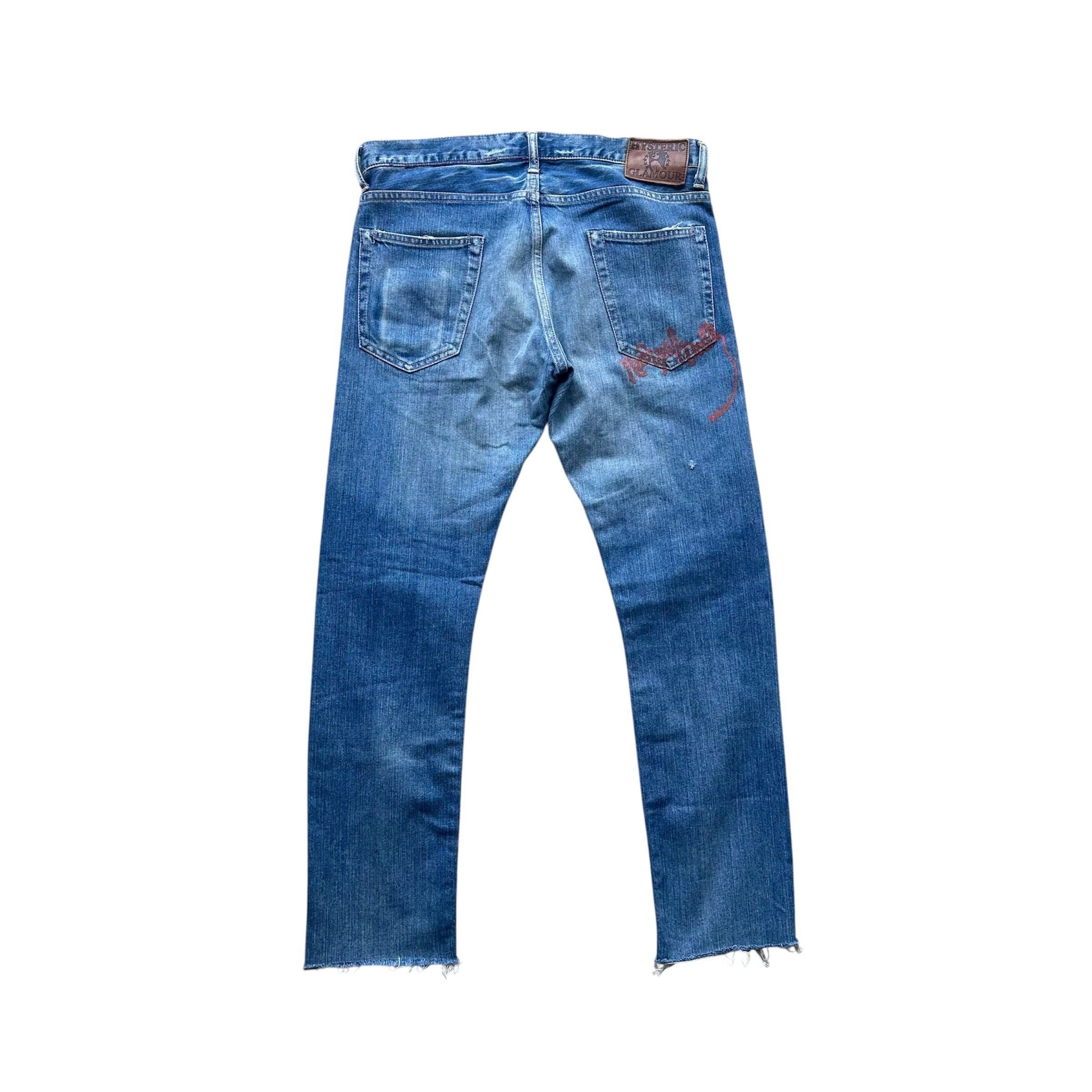 HYSTERIC GLAMOUR GRAFFITI DENIMS.