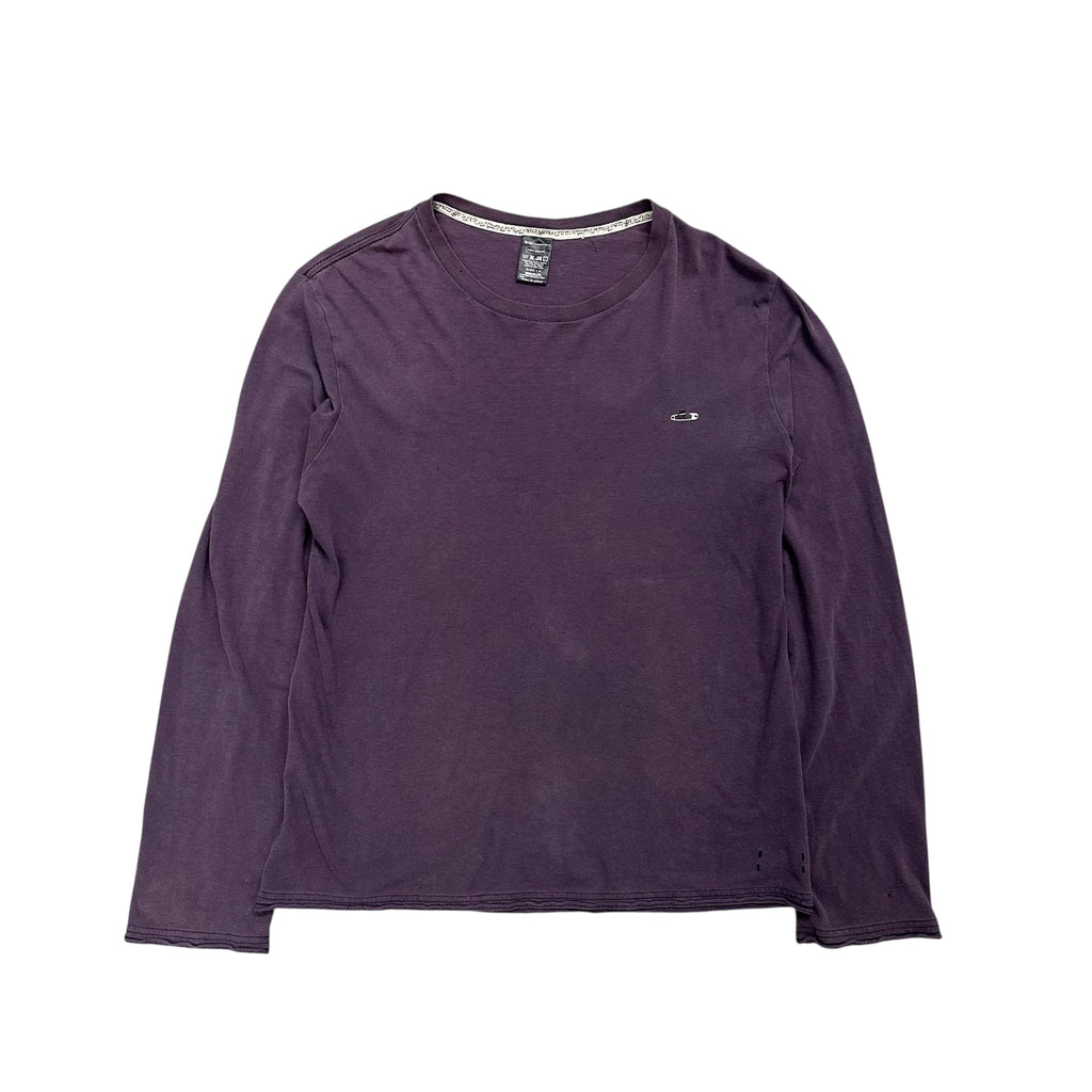 NUMBER (N)INE DISTRESSED PURPLE LONGSLEEVE