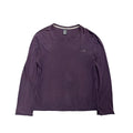 NUMBER (N)INE DISTRESSED PURPLE LONGSLEEVE