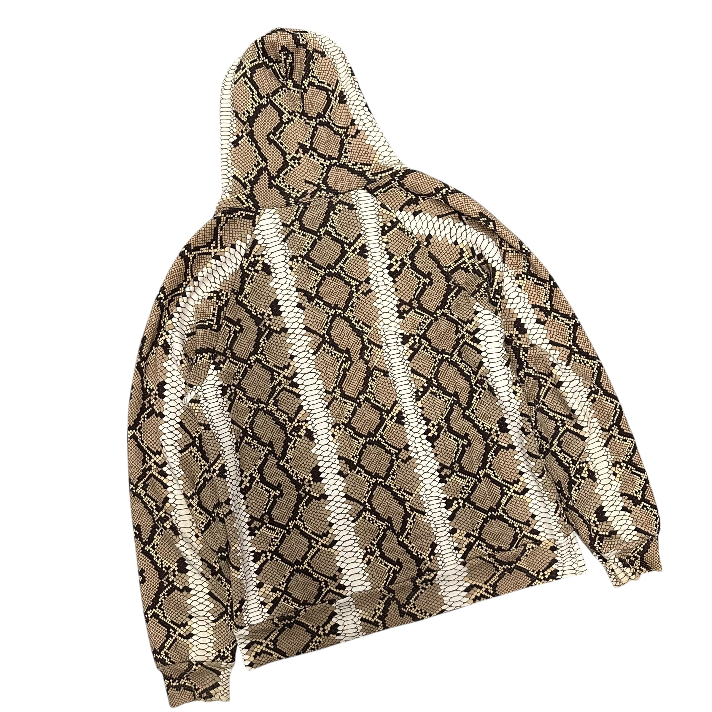 NUMBER (N)INE X NEEDLES SNAKE SKIN ZIPUP HOODIE.