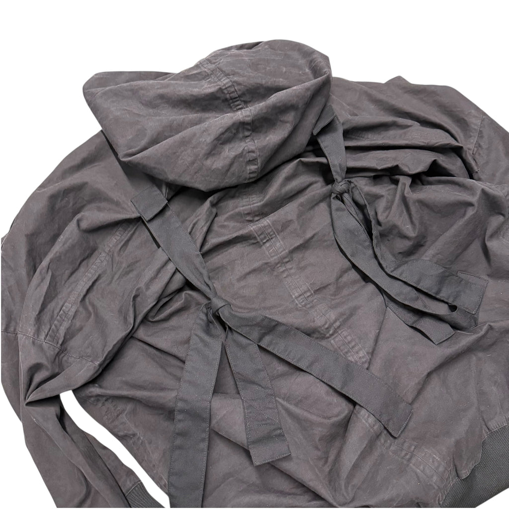 LIMI FEU BONDAGE ZIP UP PARKA.
