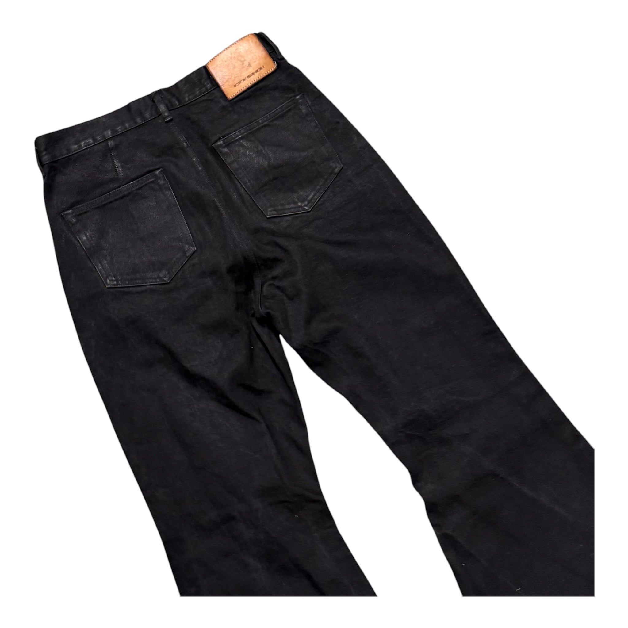 RICK OWENS BOLAN CUT DENIM.